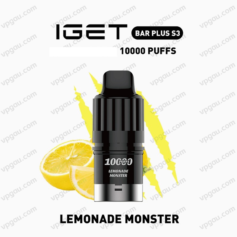 Lemon Master IGET BAR PLUS S3 POD Lemonade Monster
