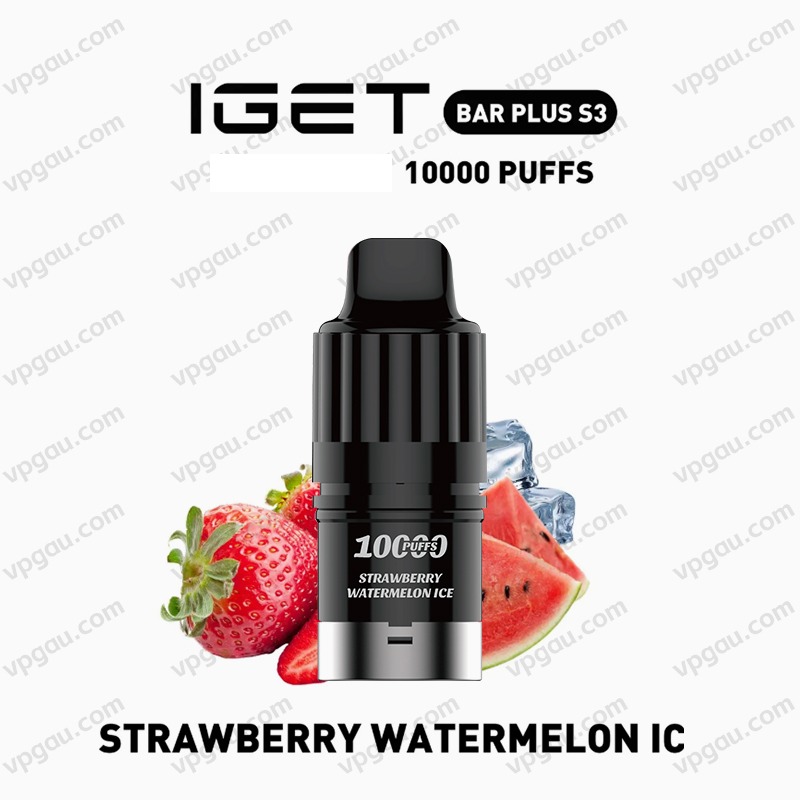 Strawberry Watermelon IGET BAR Plus S3 Pod – Strawberry Watermelon Ice
