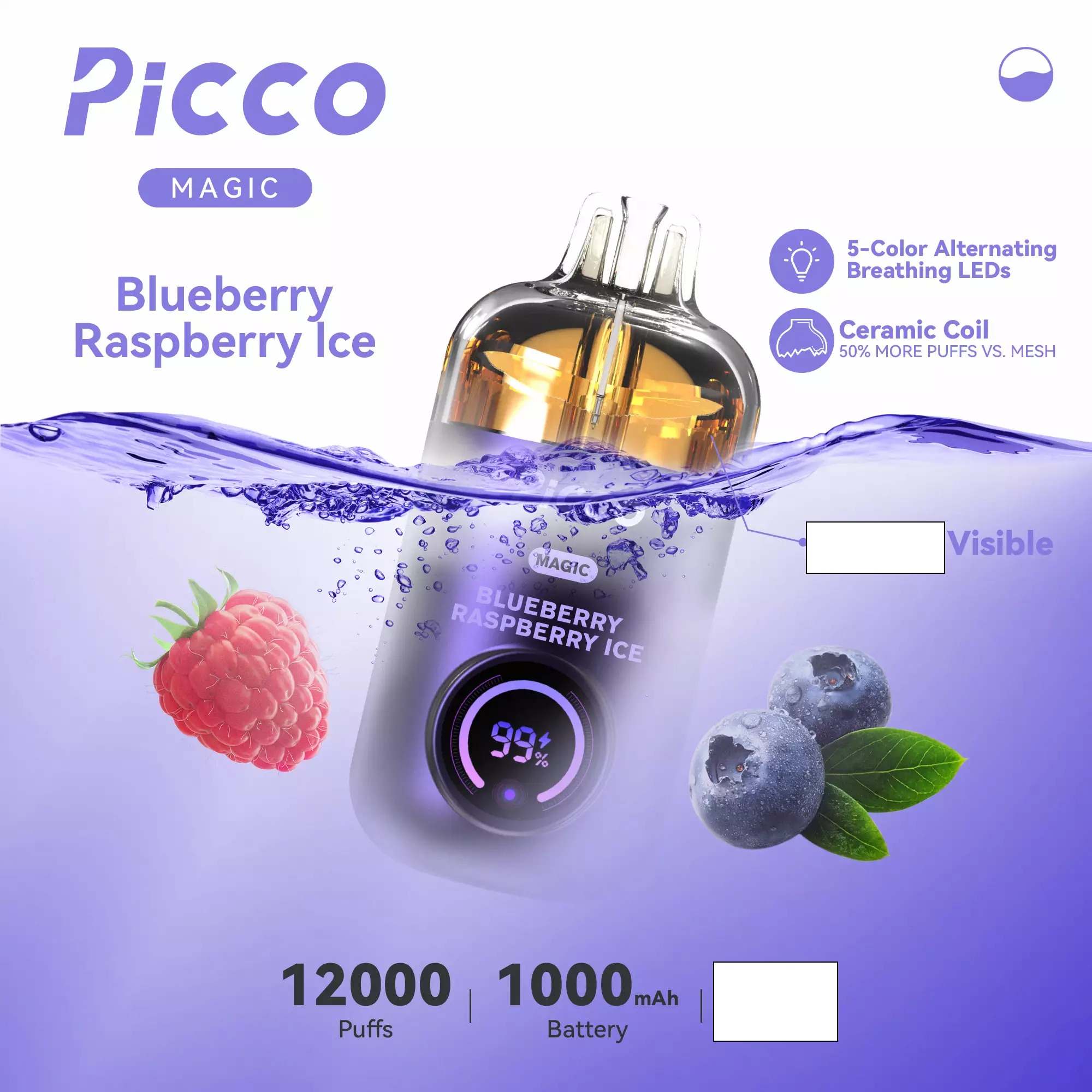 Blueberry Raspberry lce